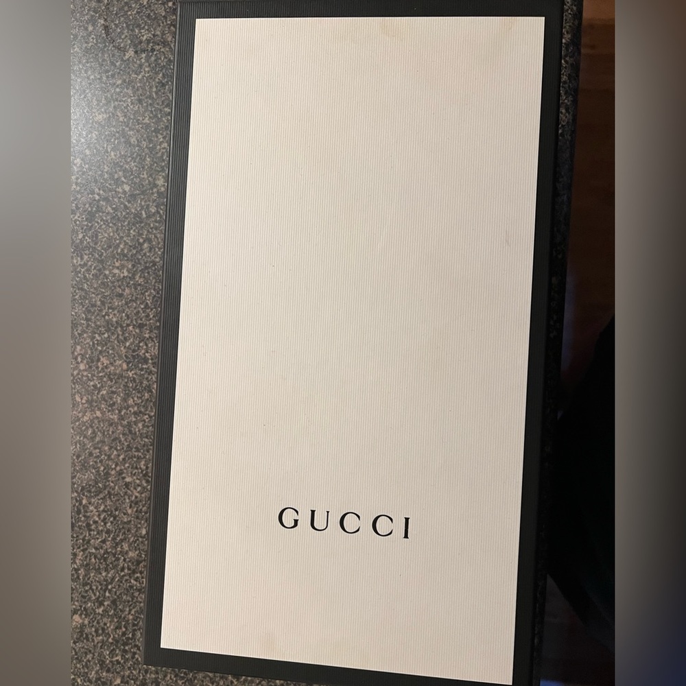 Gucci GG Canvas & Leather Espadrille Mens Size 13